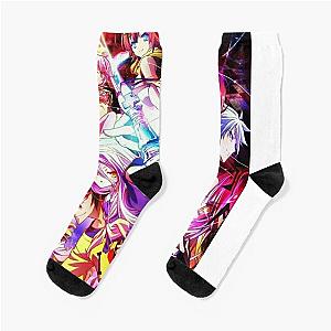 No Game No Life Collage Socks