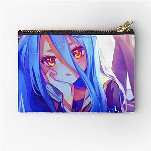 Shiro No Game No Life Epic Artwork for Fan Zipper Pouch