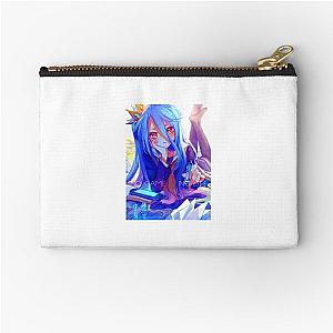 Shiro No Game No Life Epic Artwork pour les fans classique Zipper Pouch