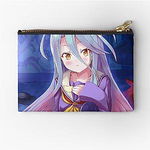 Shiro No Game No Life Design For Fan Zipper Pouch