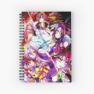 No Game No Life Collage Spiral Notebook