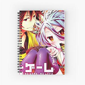 No Game No Life Shiro and Sora  Spiral Notebook