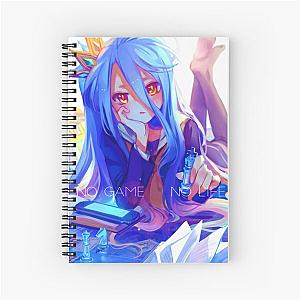 Shiro No Game No Life Epic Artwork for Fan Spiral Notebook