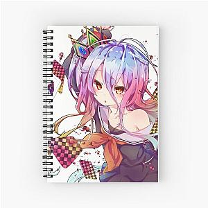 Shiro No Game No Life Anime Waifu Spiral Notebook