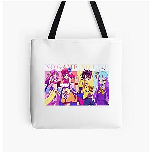 No Game No life Shiro And Sora mask hoodie sweater mask All Over Print Tote Bag