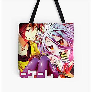 No Game No Life Shiro and Sora  All Over Print Tote Bag