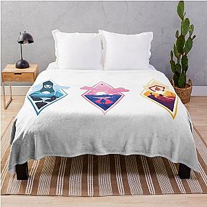 Halo  No man's sky  Firewatch Throw Blanket