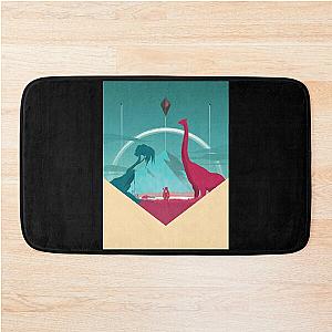 No Man's Sky - Minimalist Travel Style - Video Game Art Bath Mat