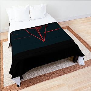 No Man's Sky Glitch red and black Comforter