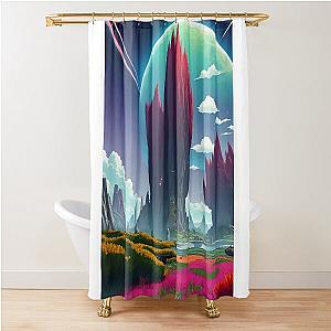 No Man's Sky Art Shower Curtain