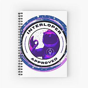 No Man's Sky - Interloper Approved - Stickertshirt Spiral Notebook