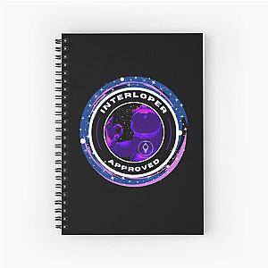 No Man's Sky - Interloper Approved - Stickertshirt - Inverted Version Spiral Notebook