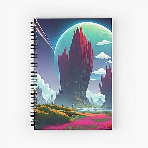 No Man's Sky Art Spiral Notebook