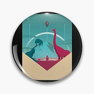 No Man's Sky - Minimalist Travel Style - Video Game Art Pin