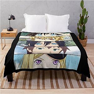 Five Beautiful Anime Noragami Art Gift for Fans Throw Blanket