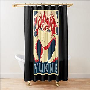 color anime art gift for fans of yukine from noragami shower curtain