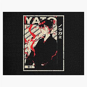 Yato anime noragami art gift for fans Jigsaw Puzzle