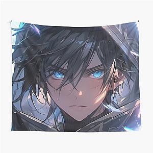 Yato Noragami Anime Deity Focused Portrait Hooded Person Tapestry