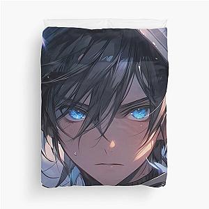 Yato Noragami Anime Hooded Deity Portrait Duvet Cover
