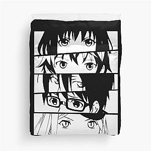 Black eyes anime gift for fans Duvet Cover