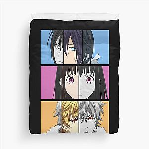 Three Beautiful Anime Noragami Art Gift for Fans Duvet Cover