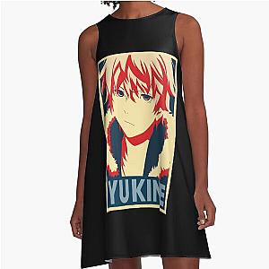 color yukine anime noragami art gift for fans a line dress