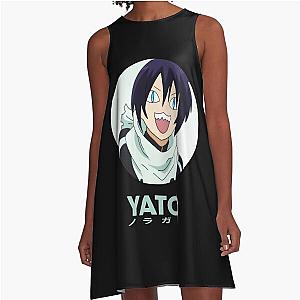 Yato anime noragami art gift for fans A Line Dress