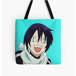 Noragami Yato's Funny Face All Over Print Tote Bag