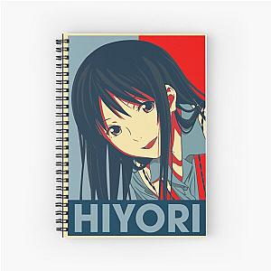 Hiyori noragami anime art gift for fans spiral notebook