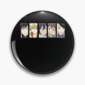 five faces cool anime noragami art gift for fans Pin