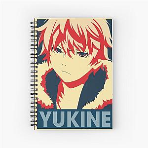 color yukine anime noragami art  gift for fans Spiral Notebook