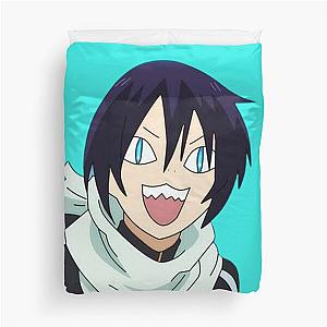 noragami yato's funny face Duvet Cover