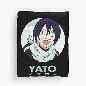 smile yato anime noragami art  gift for fans Duvet Cover