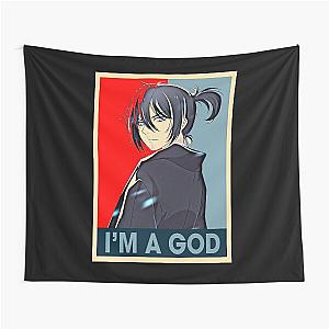 I am a god anime noragami art  gift for fans Tapestry