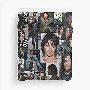 Norman Reedus Fan Made Assorted Random Photo Collage Duvet Cover