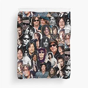 Norman Reedus Collage Duvet Cover