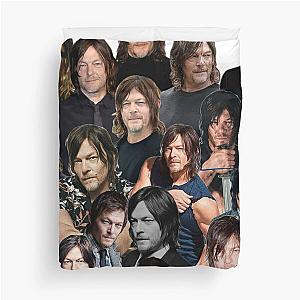 norman reedus Photo collage Duvet Cover