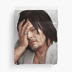 Norman Reedus handsome  Duvet Cover