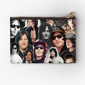 Norman Reedus Collage Zipper Pouch