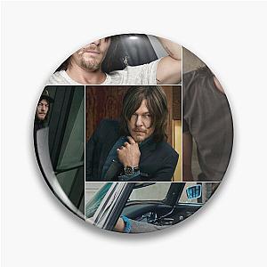 Norman Reedus Rectangular Photo Collage Pin