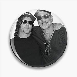 Jeffrey Dean Morgan & Norman Reedus B&W Pin