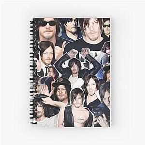 norman reedus collage Spiral Notebook