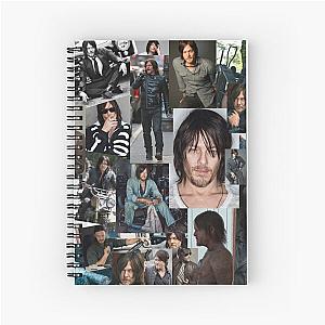 Norman Reedus Fan Made Assorted Random Photo Collage Spiral Notebook