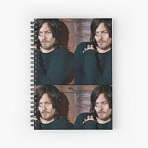 Handsome Norman reedus  Spiral Notebook