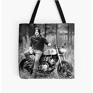 norman reedus All Over Print Tote Bag