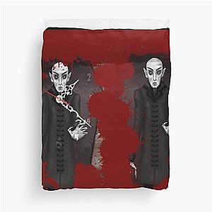 Halloween Nosferatu Leggings Duvet Cover