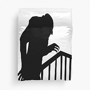 Nosferatu on stairs Duvet Cover