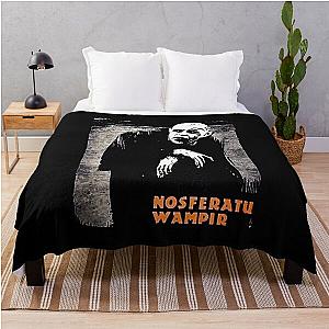 Nosferatu Vampire Throw Blanket