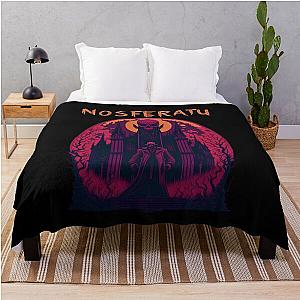 Nosferatu Castle Throw Blanket