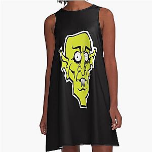 Nosferatu Cartoon A-Line Dress